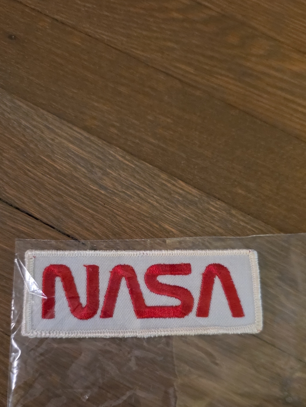 NASA "Worm" Red Logo Patch